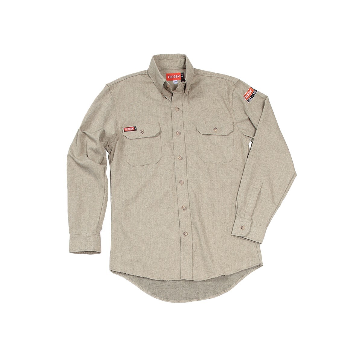 TECGEN Select FR Work Shirt in Tan
